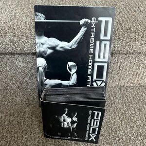 P90X Extreme Home Fitness Workout Program Guide Book and DVD set